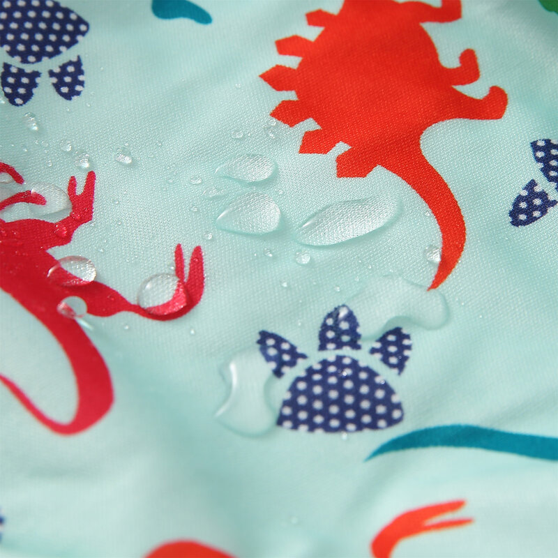 DIY Cloth Diapers Waterproof PUL Fabric For Baby Boy Girl Handmade Bibs Apron Swim Diaper Material Summer Print 1 Meter
