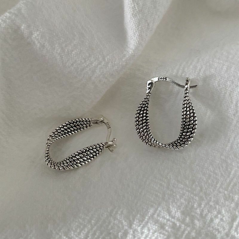 925 prata esterlina brincos vintage para as mulheres na moda brinco jóias evitar alergia acessórios de festa presente