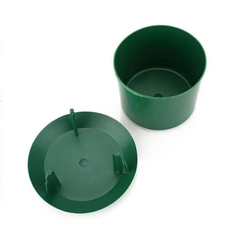 Atrapador de Caracol verde de 2 piezas, nuevo cilindro de plástico, jaula de caracol, Slug Leech Catcher