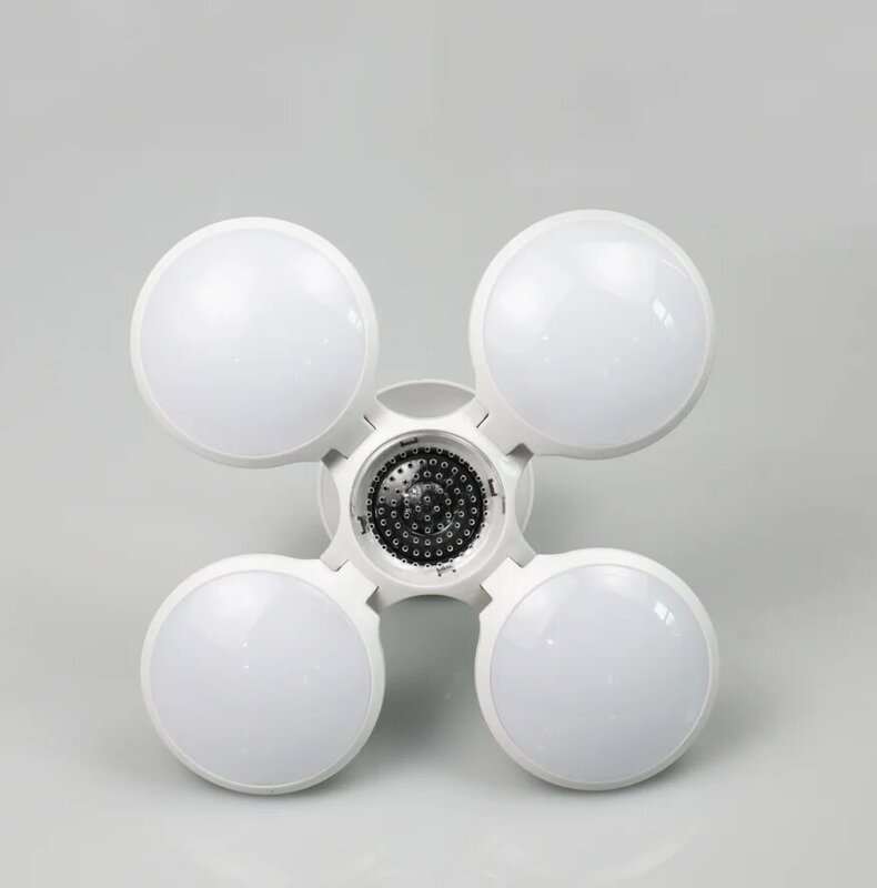 CWRGB-luz de música en forma de balón de fútbol, LED inteligente para el hogar, fiesta de dientes azules, 40W, E27