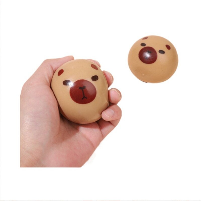 Zabawna zabawka Kawaii Capybara MIni zabawki wentylacja miękkie błoto odprężające uwalnianie lęku zabawka dla dzieci