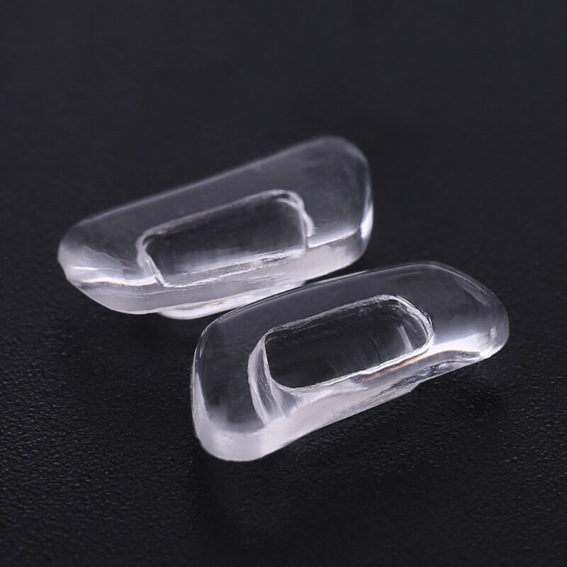 5 paren/partij geplaatste bajonet siliconen brillen zachte neuspads glazen massage