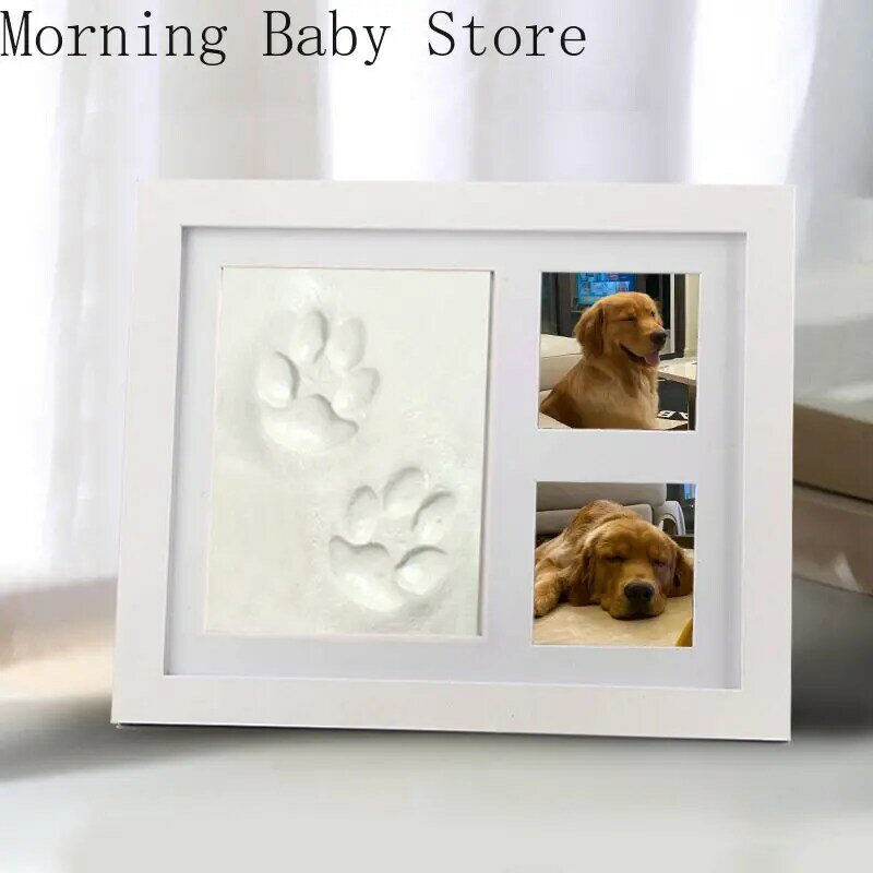 DIY Photo Frame com Mold Clay Imprint Kit para o bebê recém-nascido, lembranças não-tóxicas, bebê Milestone Decor Presentes
