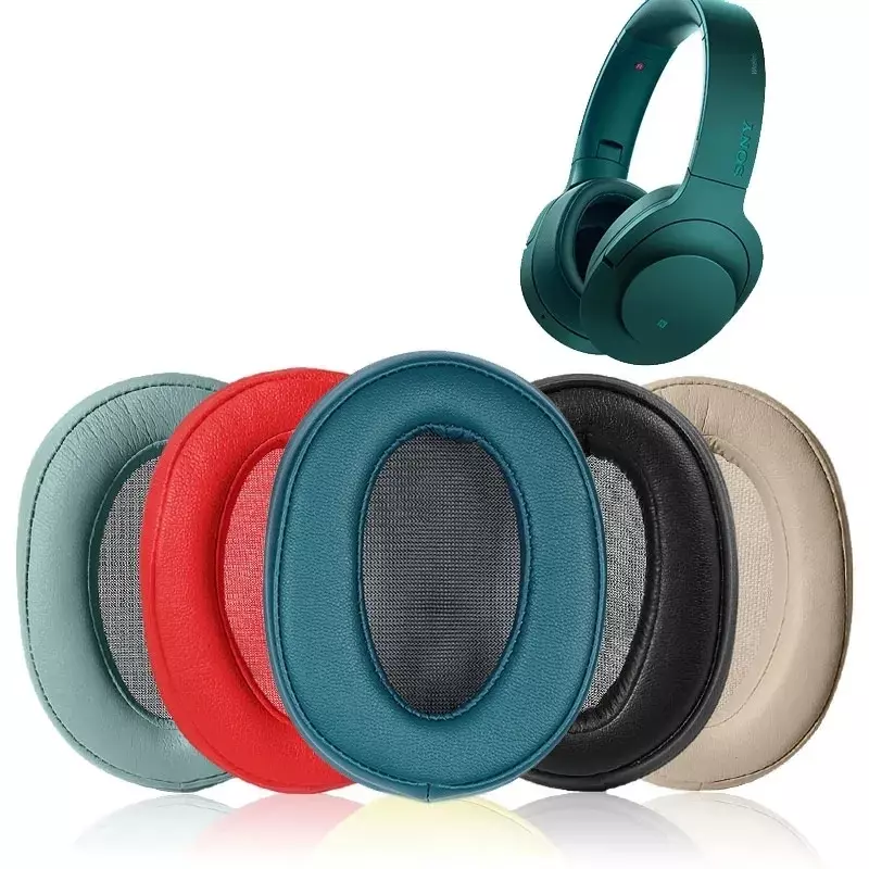 Bantal Sumbat Telinga Pengganti Bantalan Telinga untuk Sony MDR-100ABN WH-H900N Headphone Earpiece Headset Sony Perbaikan Bagian