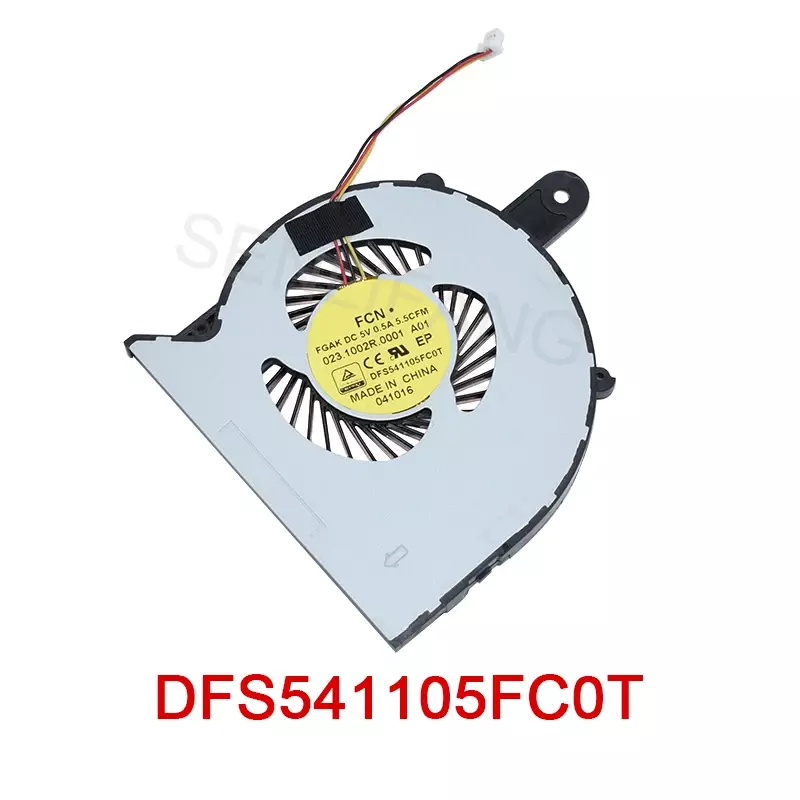 Dla DELL INSPIRON 15-3559 14-3458 14-3459 3468 3558 3568 wentylator procesora DFS541105FC0T DC 5V 0.5A NS85A00-14K14