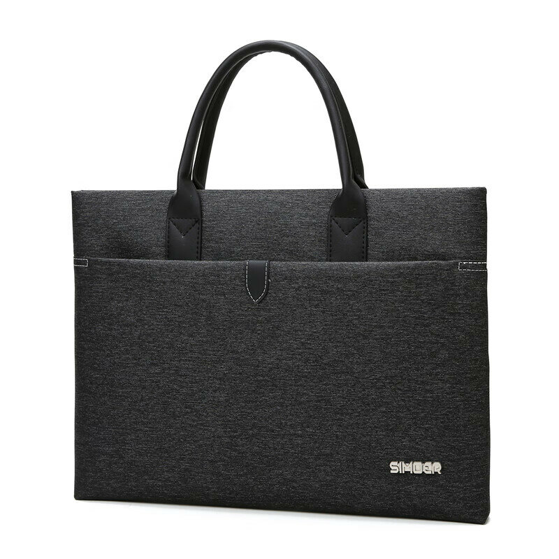 SIMOER 538 Black Briefcase Men's Computer Handbag