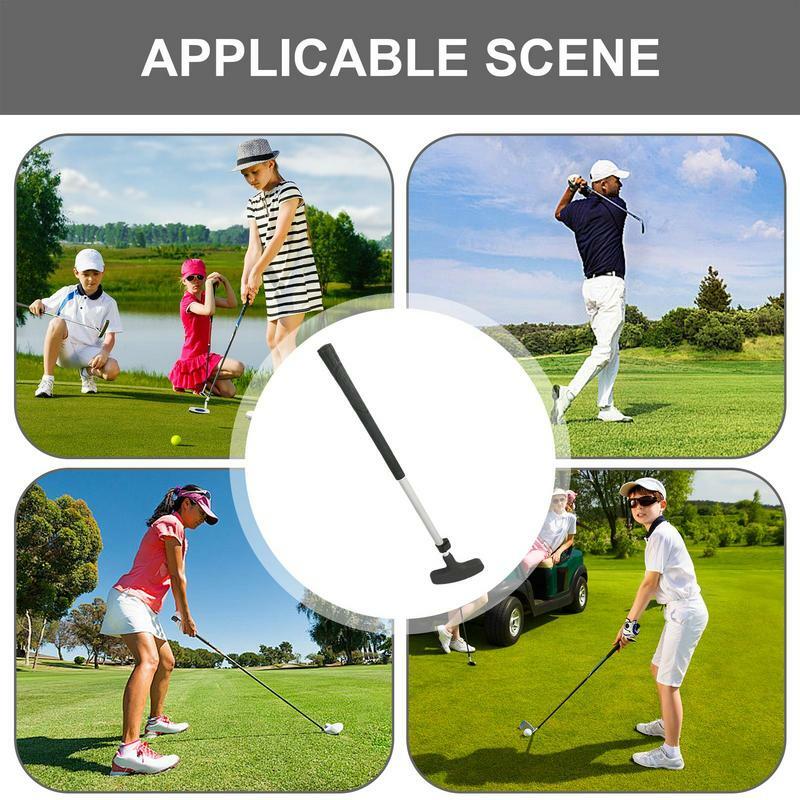 Extensível Shaft Golf Putter para crianças, golfistas juniores, tamanho ajustável, mão direita e esquerda perfeita, 2-Way