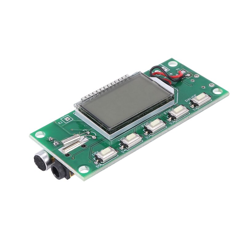 DSP PLL 87-108Mhz Digital Wireless Microphone Stereo FM Transmitter Module Board Acoustic Components
