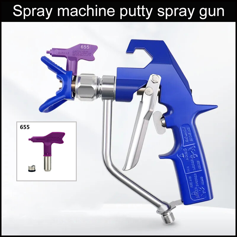 General Airless Spray Machine Accessories 3600PSI High Pressure Airless Paint Spray Gun With 655 Tip & Nozzle and Nozzle Guard