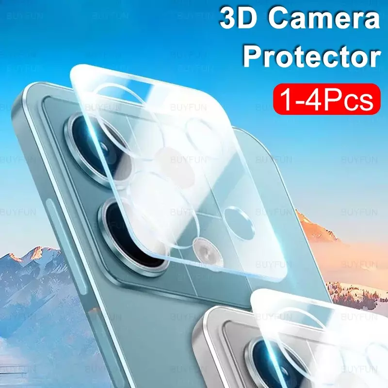 1-4 шт. для Xiaomi Redmi Note13 4G 3D защита для объектива Redmy Note 13 Pro Plus 13 Pro зеркальная защита для экрана из закаленного стекла