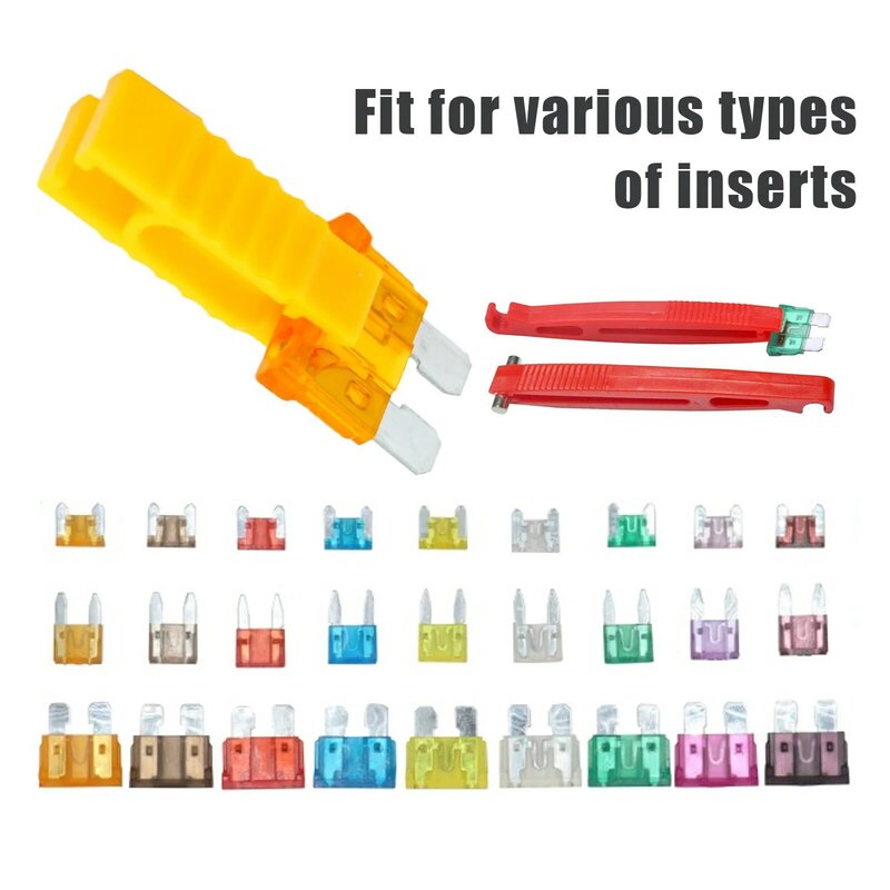 Fuse Puller Car Automobile Fuse Clips Tools Extractor Removal Security Tool Accessories Car Auto Van Blade Mini Plastic