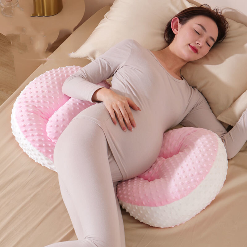 1 Pc Multifunction Pregnant Woman หมอน Sleeping ป้องกันที่พยุงเอว Belly Cushion Soft Skin-Friendly หมอน