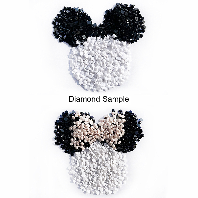 Pintura de diamantes 5D DIY, mosaico de diamantes redondos y cuadrados, bordado de punto de cruz, Disney, Mickey Mouse, Bambi, Dumbo, Winnie the Pooh