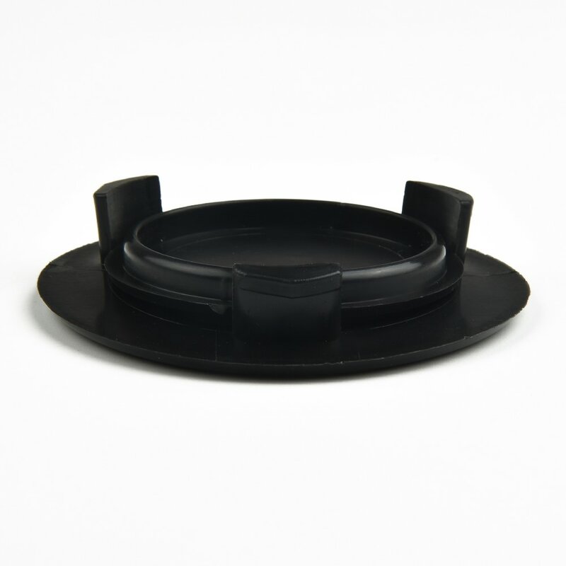 Tappo ad anello in PVC parasole 2 pollici anello con foro da giardino nero soggiorno Set di tappi per Patio esterno ombrelli stabilizzanti