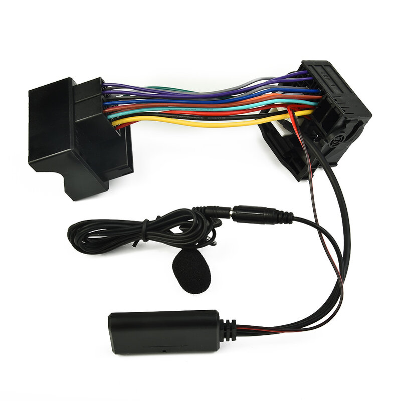 Receptor Bluetooth com microfone e cabo adaptador, receptor AUX, peças do módulo, Substitui RCD-210/310, RNS-300/310/315/510, 1 conjunto
