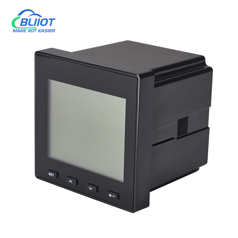 Instrumen monitor daya cerdas, dengan layar MODBUS-RTU LCD untuk membaca Meter otomatis dan kontrol daya