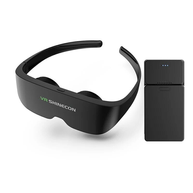 1000นิ้วหน้าจอยักษ์60Hz ปรับระยะได้4K HD เชื่อมต่อกับโทรศัพท์มือถือ IMAX Smart VR แว่นตา