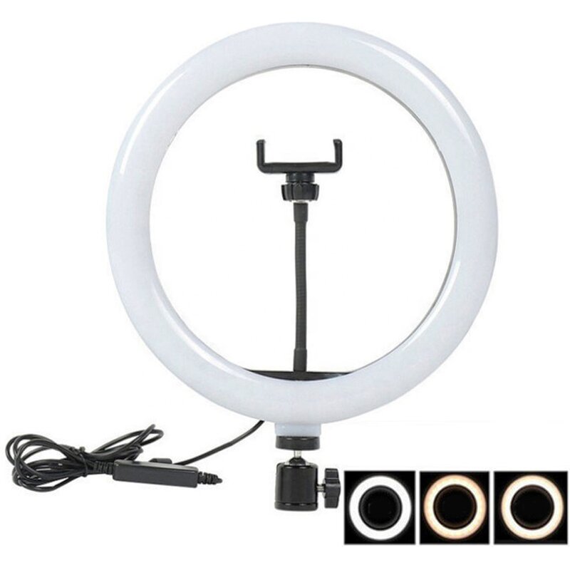 Mobile Phone Live Light Portable Flashing Ring Light Anchor Fill Beauty Light for iPhone Android Smart Phone Anchor Broadcast