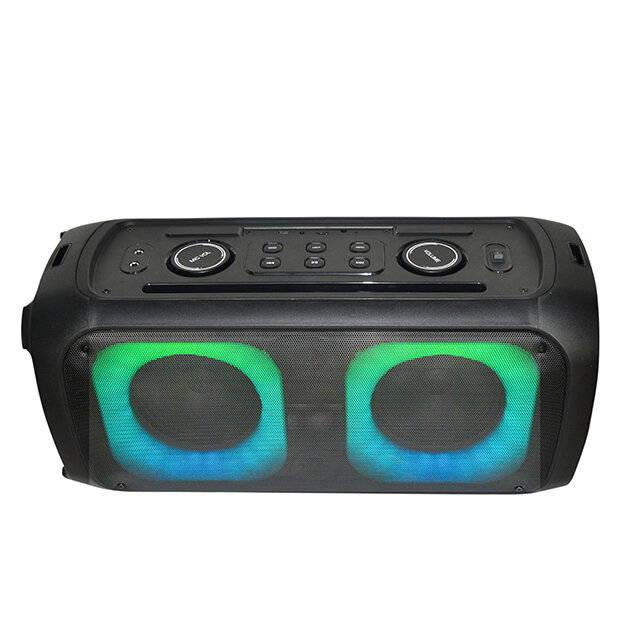 Professional Stereo Audio Party Box, LED alto-falante portátil, DJ Party, equipado com Bluetooth Speaker