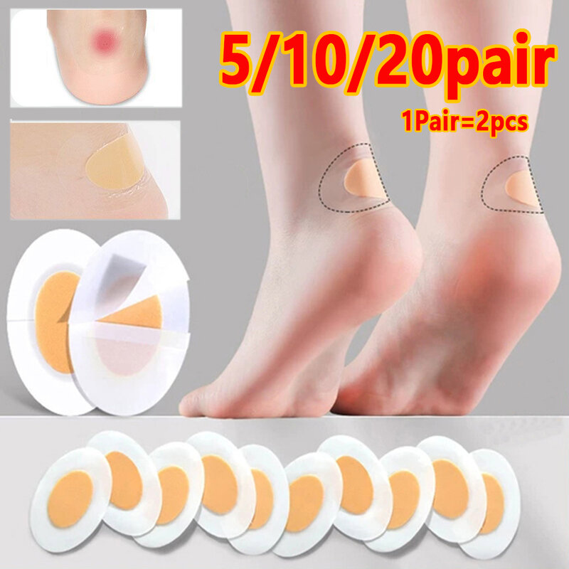 5/10/20Pair Woman Sticker for High Heel Shoe Invisible Inserts Waterproof Heels Protector Feet Care Patch Foot Care Tool
