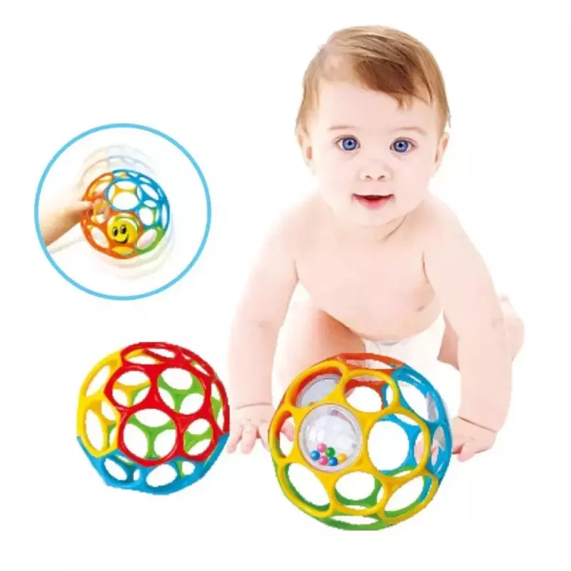 Zabawka dla dziecka kula grzechota piłka do softballu zabawka noworodek chwytający gryzaki dzwonek ręczny zabawki sensoryczne zabawki edukacyjne dla dzieci dla dziecka w wieku 0-12 miesięcy