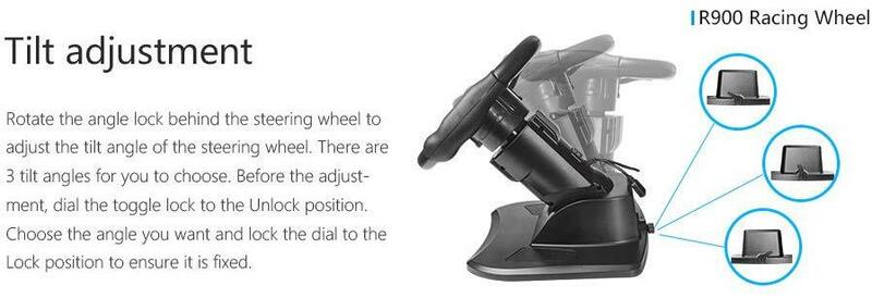 DATA FROG-Volante de carreras para PS4, controlador de juego para conducción de automóviles, mango de juego