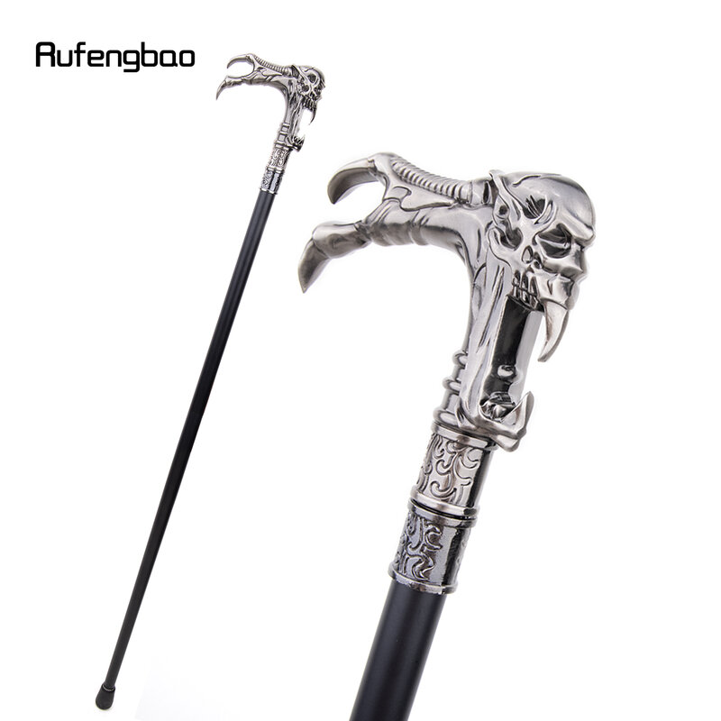 Ghost Skull Head Single Joint Fashion Walking Stick Decorative Vampire Cospaly Party Walking Cane Halloween Crosier 93cm