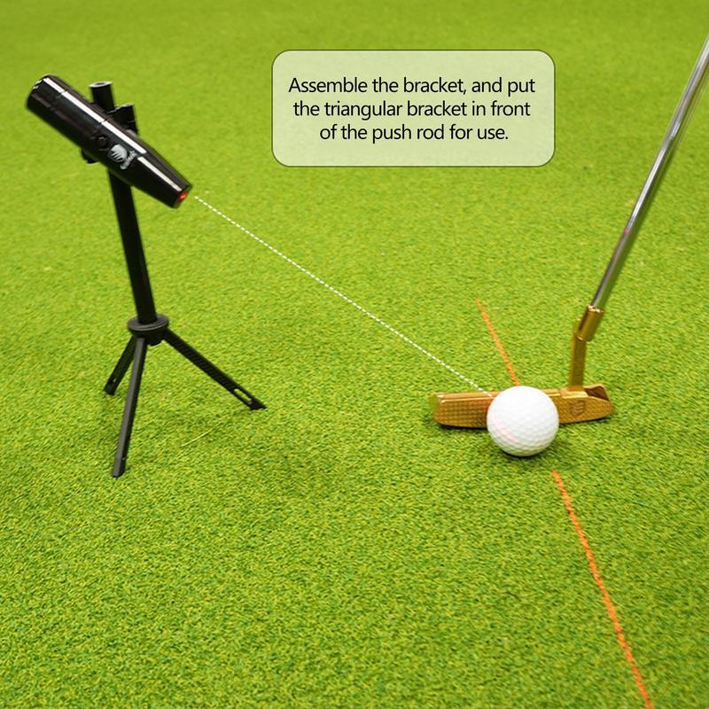 Laser de golf portable pour putter de golf, entraîneur de putting, ABS, entraînement de putting de golf, objectif d'amélioration, aides à la ligne, outils de réglage de la ration
