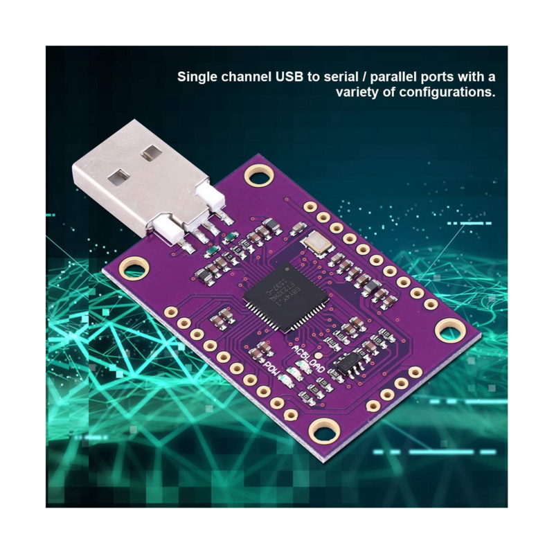 Módulo multifunções de alta velocidade CJMCU FT232H, módulo USB para JTAG UART FIFO SPI I2C