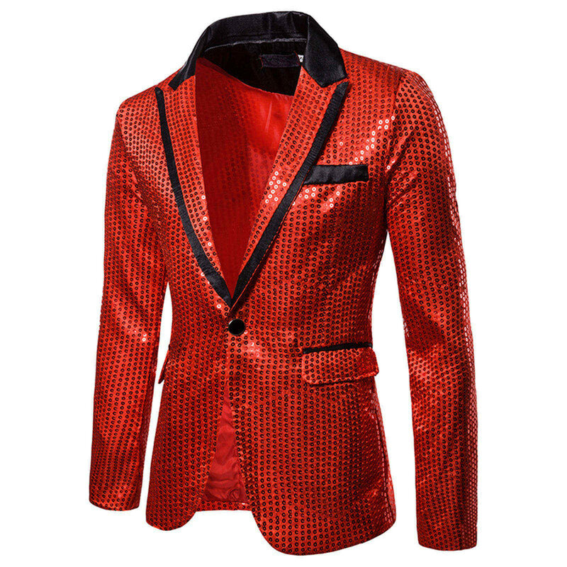 Blazer decorado dourado brilhante masculino, jaqueta brilhante, boate, terno de formatura, traje Homme, desgaste de palco para cantor