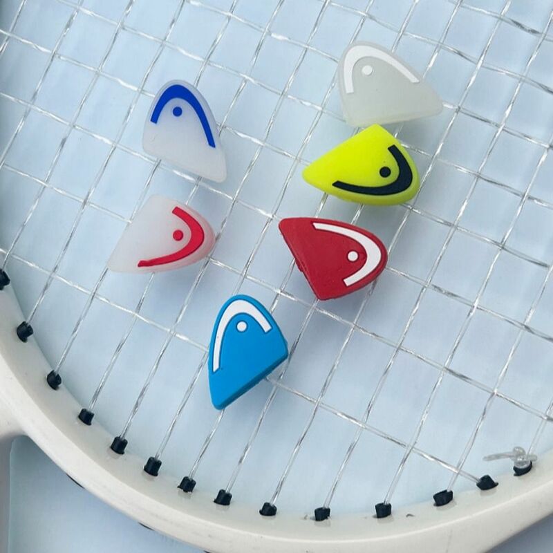 Fish Head Shape Tennis Shockproof Absorber Anti-Vibration W Strip Tennis Racket Vibration Dampeners Silicone Personality