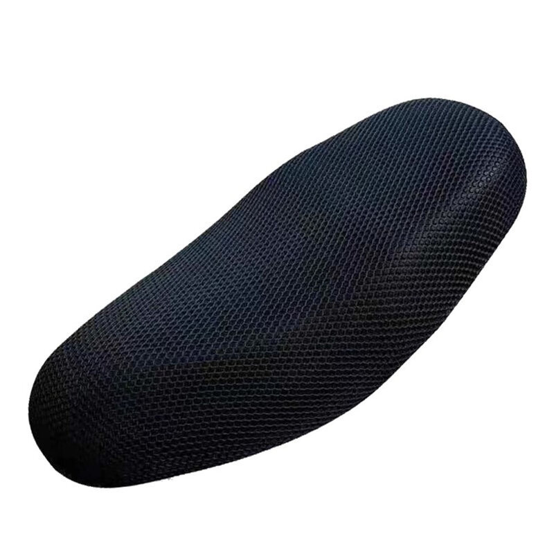 Motocicleta Black Seat Cover Net, manga de isolamento térmico respirável, 3D, novo e de alta qualidade, venda quente, 2024