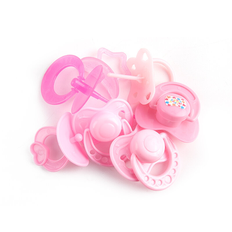 2Pcs Lovely Doll Pacifier Doll Play House Supply Dollhouse Dummy Nipple Kids Toy