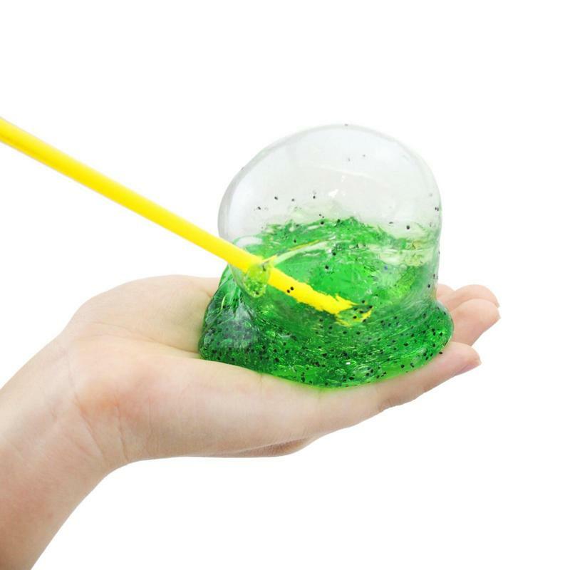 70ml Clear Slimes For Kids Scented Crystal SlimeFluffy Stretchy Soft Putty Antistress Toy Fake Candys Party Favor Gift SlimeKit