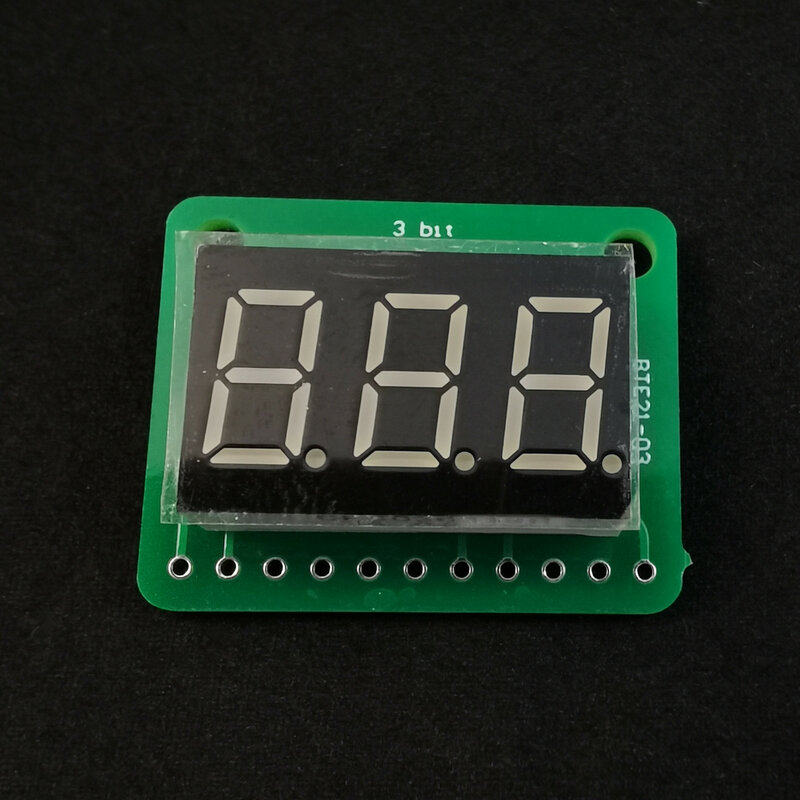 Módulo de Display LED Digital para Arduino, 3 Bits, 7 Segmentos, Disponível, STM32, STC, AVR, 0, 36 Polegada, 5 Cores