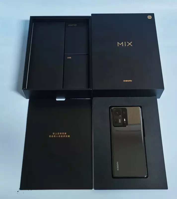 Xiaomi-MIX 4 Zoom, Qualcomm Snapdragon 888Plus, Tela Cheia, Com Wireless12.5, 8 + 256, 120W, 50W