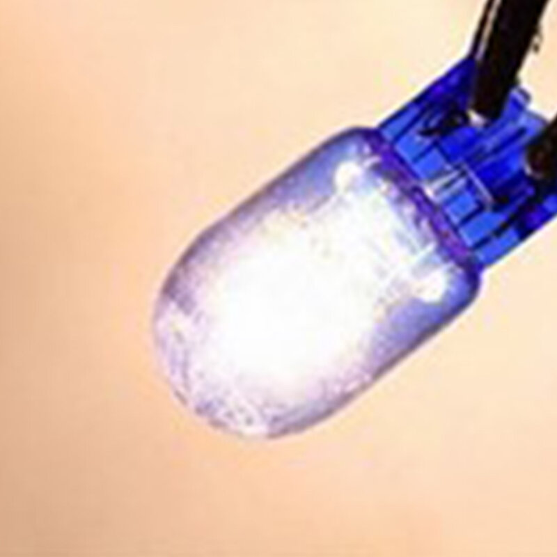 Lámpara halógena T10 de 2 piezas, bombilla LED de cristal para Interior de coche, camión, luces de instrumentos azules, W5W 501 194
