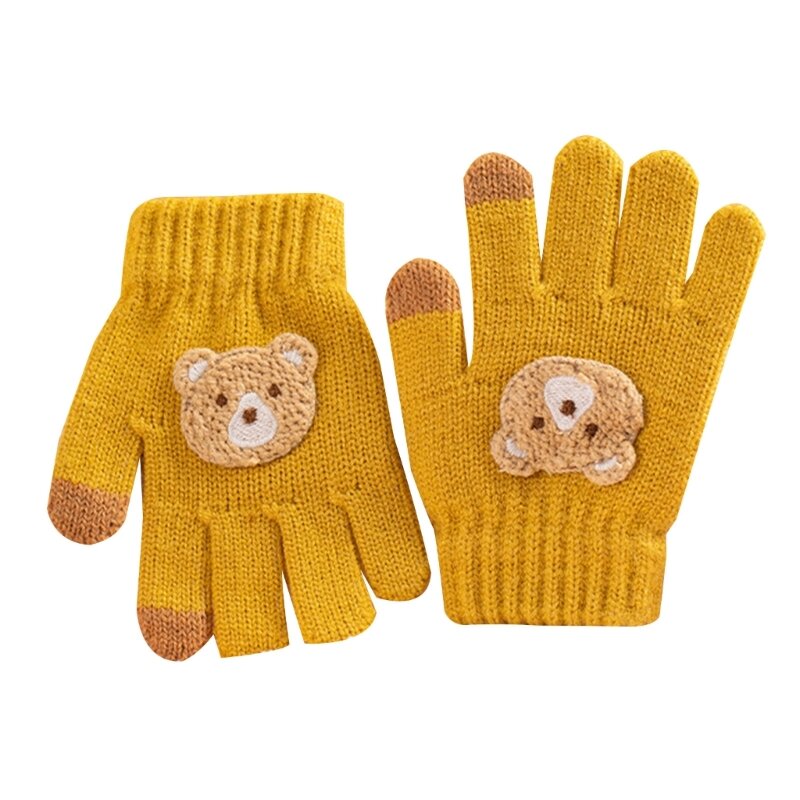 Zimowe ciepłe rękawiczki z dzianiny dla dzieci Baby Boy Girl maluch Christmas Gifts