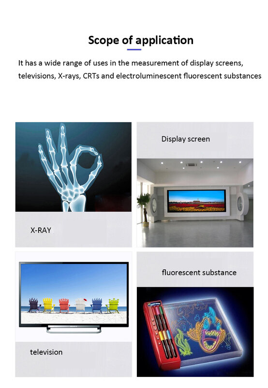 Color screen brightness meter LED Liquid Crystal Screen Display TV Brightness Meter Fluorescent Screen Tester