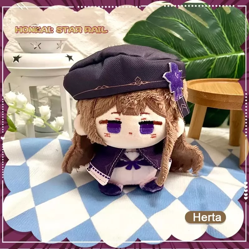 Honkai:Star Rail Plush Pendant Kafka Dan Heng JingYuan Bailu Herta Blade Luocha Stuffed Doll 10cm Keychain Backpack Keyring Gift