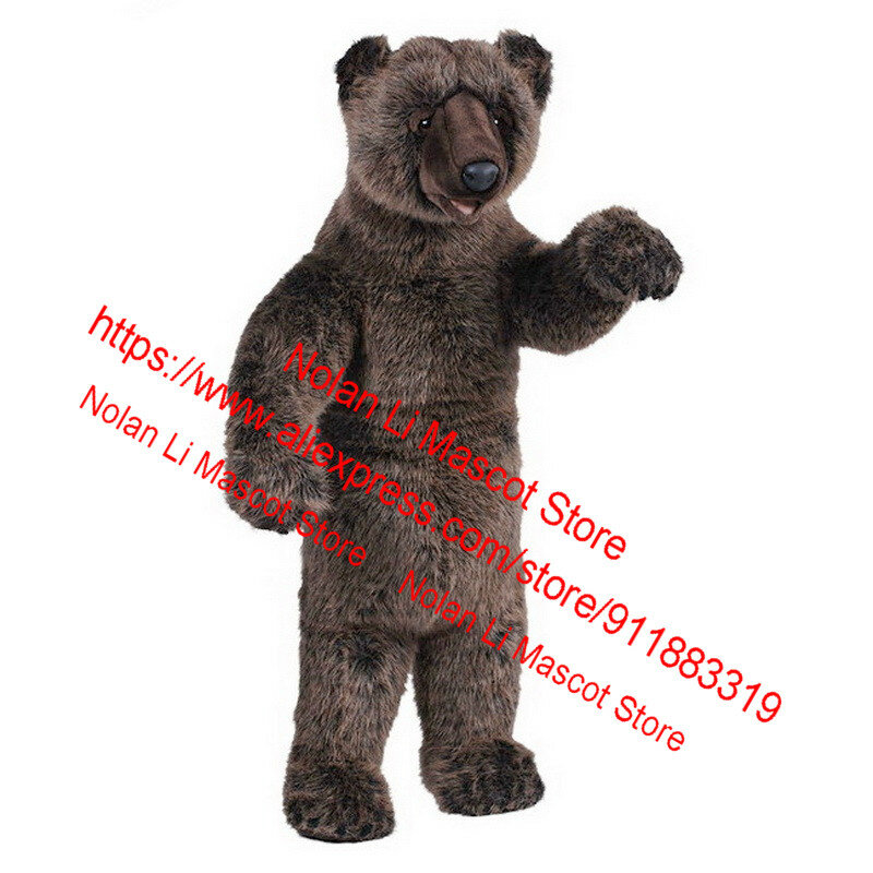 Hot Sales EVA Material Brown Bear Mascot Costume Crayon Cartoon Set Cosplay Birthday Party Masquerade Advertising Gift 975