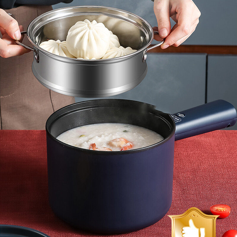 Multifunctional Electric Cooker Hotpot Non-stick Food Noodle Cooking Skillet Egg Steamer Soup Heater Pot Frying Pan 110V/220V