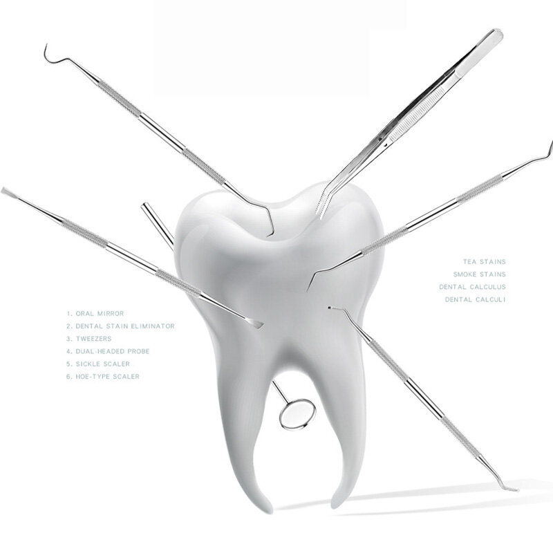 ステンレス鋼の歯科技工所,口腔衛生ツール,歯科補修,歯のホワイトニングミラー,16cm