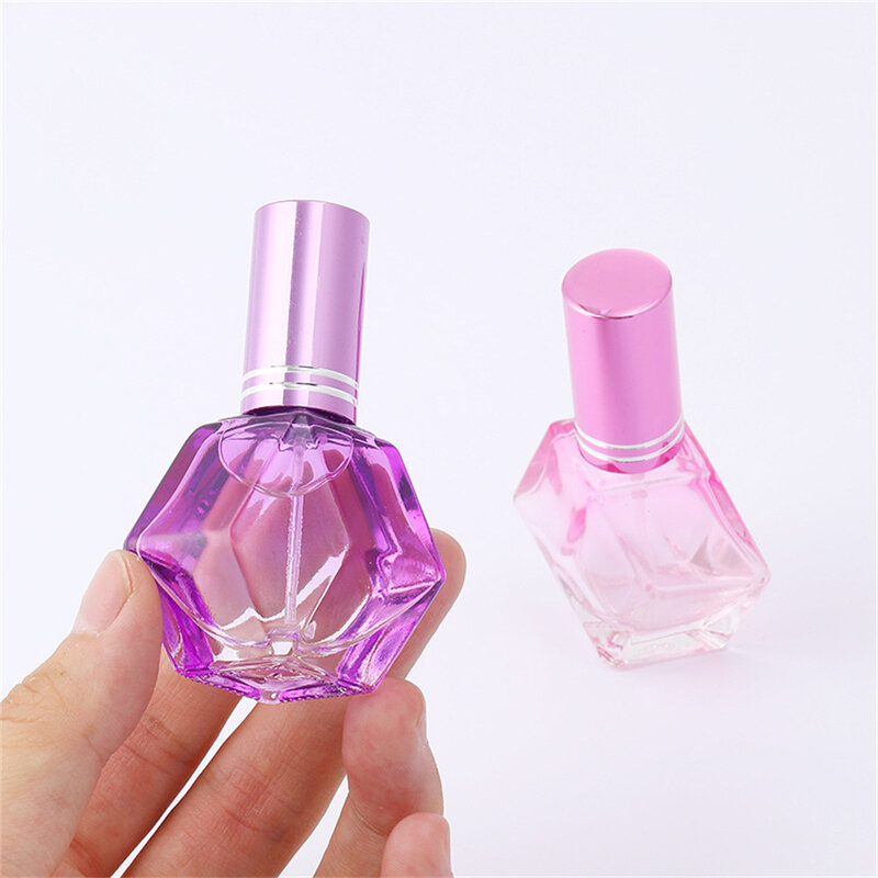 Colorful Glass Spray Bottles Protable Refillable Atomizer Travel Perfume Bottle Fine Mist Sprayer Empty Cosmetic for Travel