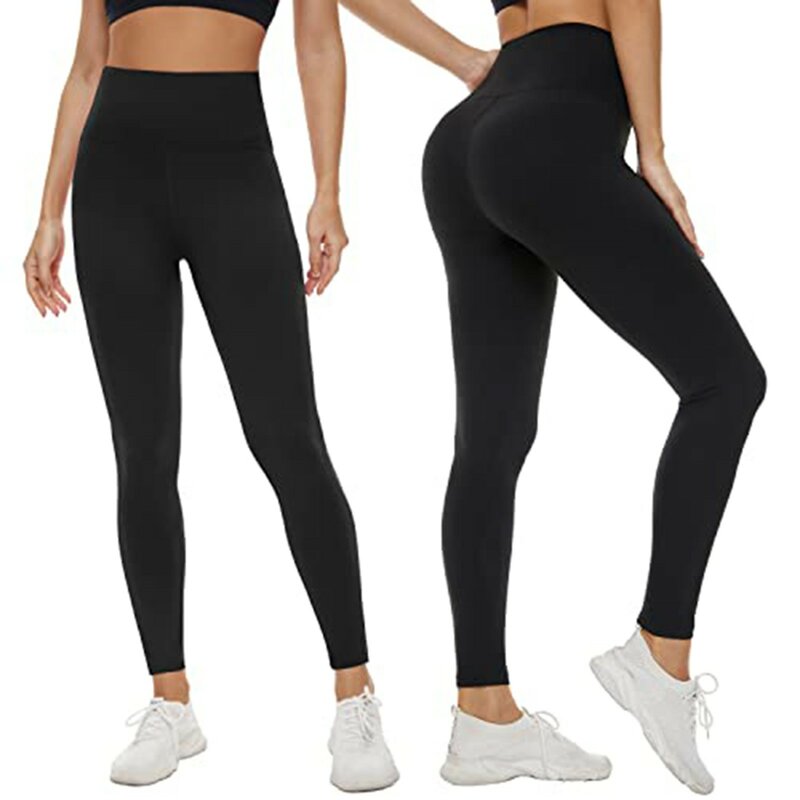 Mallas deportivas de Yoga elásticas para mujer, pantalones de entrenamiento cómodos de cintura alta, Push Up, Sexy