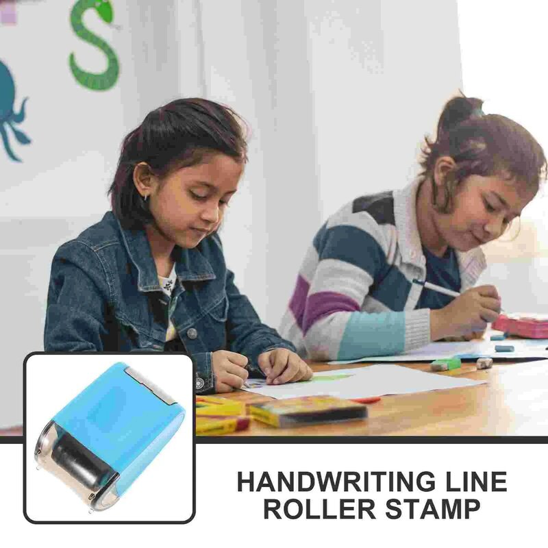 Conveniente Handwriting Line Stamp, Pequeno Walker Stamp, Multi-Use Dashed Line Stamp, Resistente ao desgaste