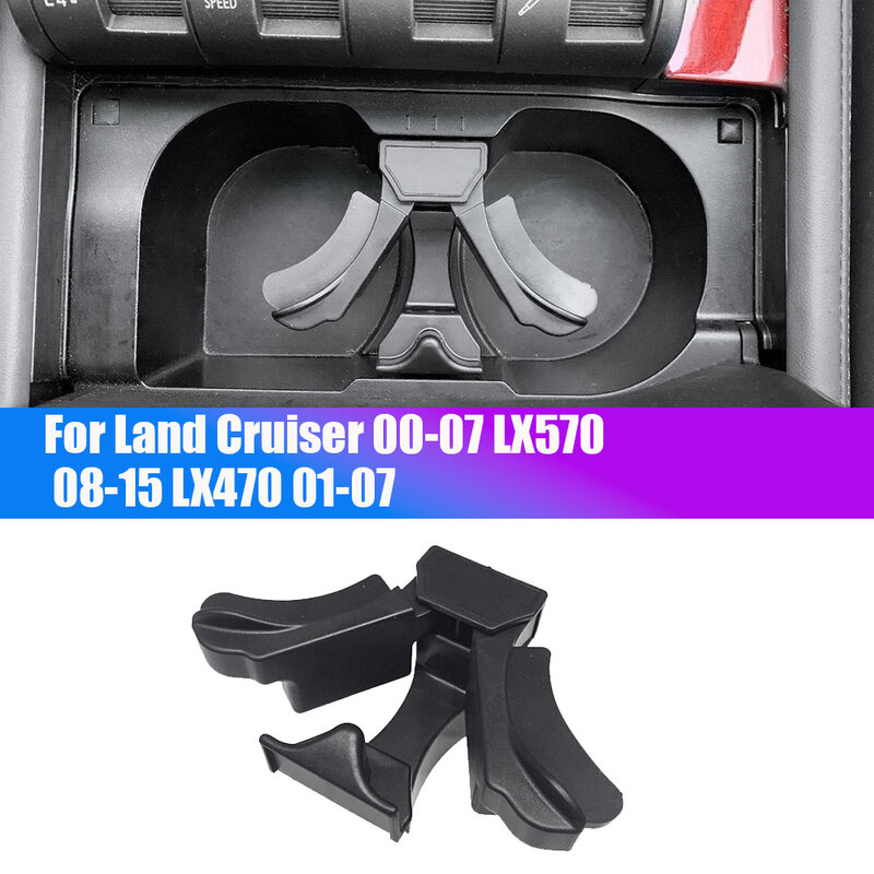 Per Toyota Land Cruiser 100 serie 00-07 / Lexus LX570 08-15 LX470 01-07 divisore inserto supporto coppa Console centrale