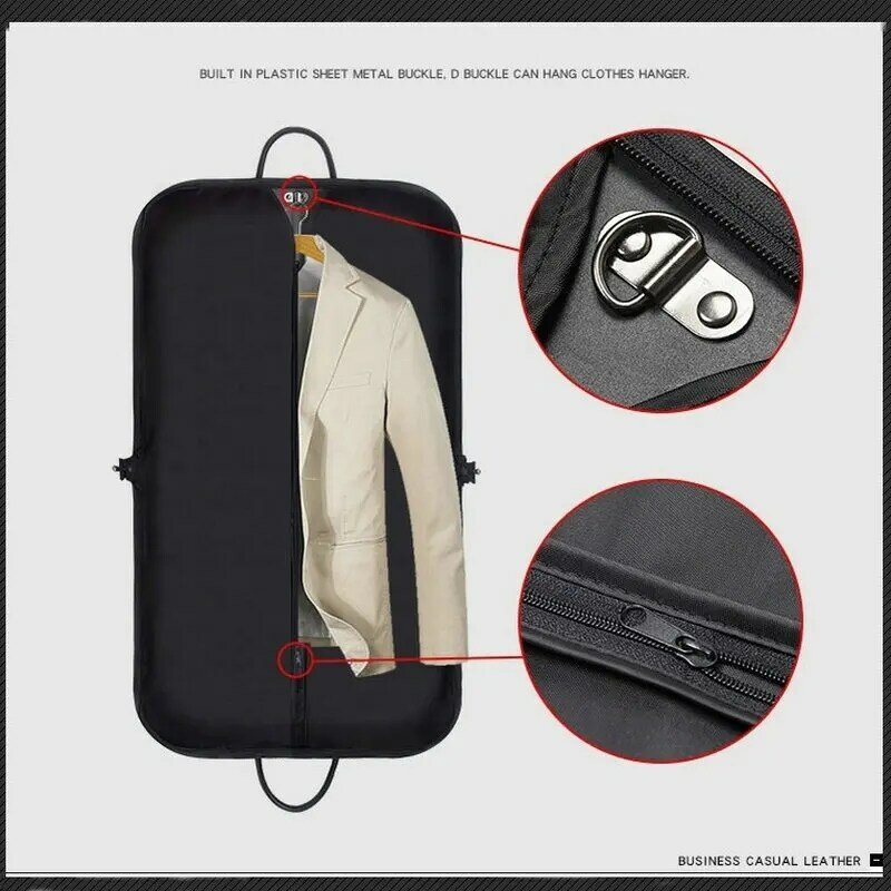 موضة مخطط الملابس حقيبة السفر البدلة الناقل حقيبة للرجال مقاوم للماء حقيبة سفر البدلة شحن مجاني