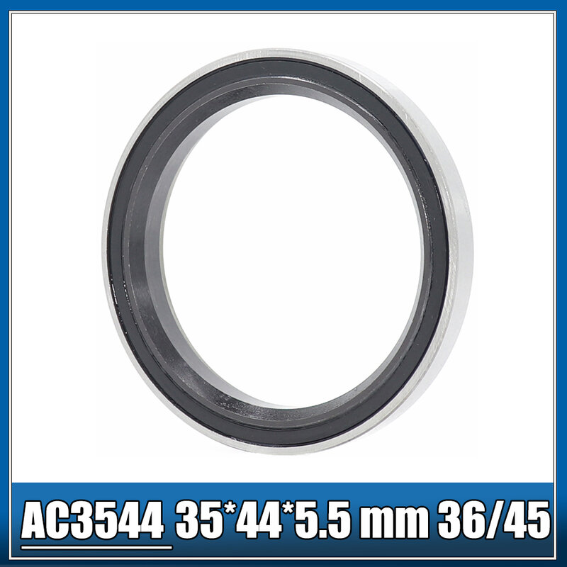 AC3544 AC3344 cuscinetti per cuffie per bici 2 pezzi 35*44*5.5 33*44*6 MM 36/45 gradi in acciaio cromato conico superiore inferiore ACB is44 Set di cuscinetti