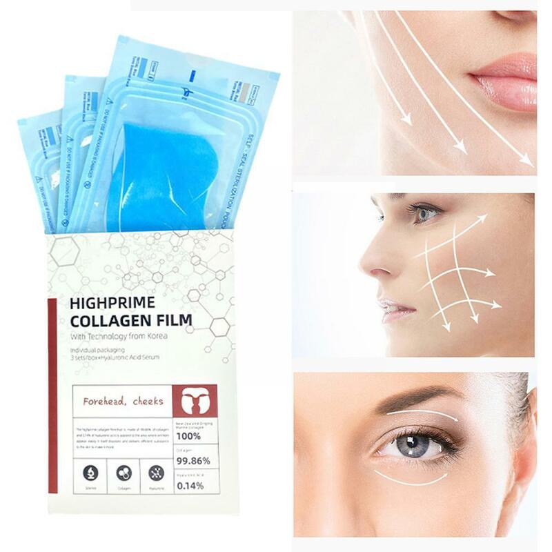 Mascarilla de proteína de colágeno para el cuidado de la piel, película antienvejecimiento, cuidado de arrugas, Kit de círculos reafirmantes, cuidado de la piel, K5V4